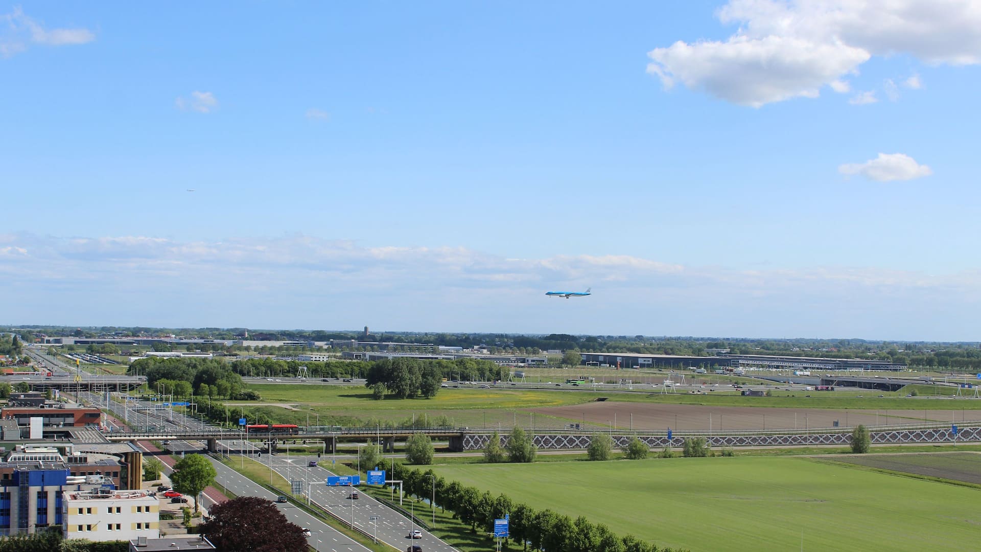 Hyatt Place Amsterdam Airport Terrace View Landing