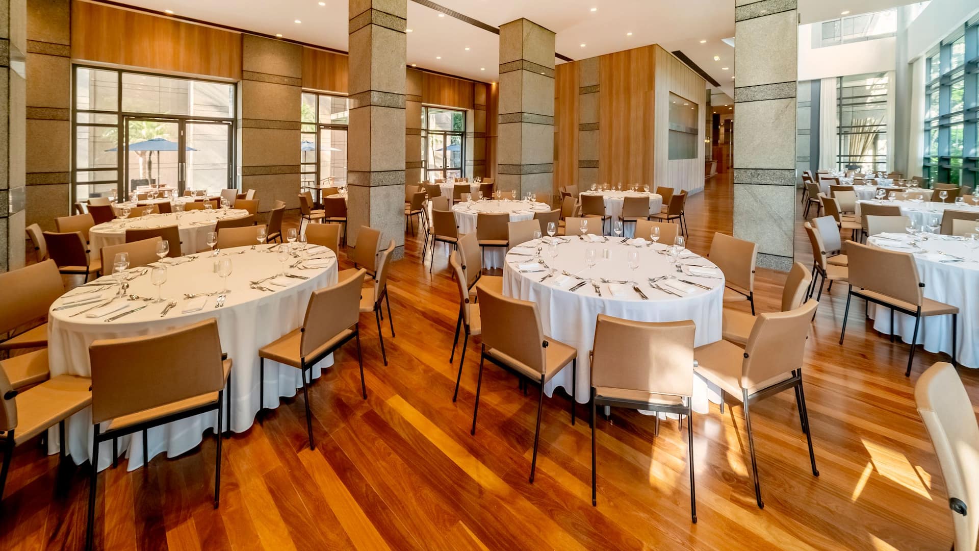 1 of 5 Grand Hyatt São Paulo Ballroom Origem Dinner Setup Front