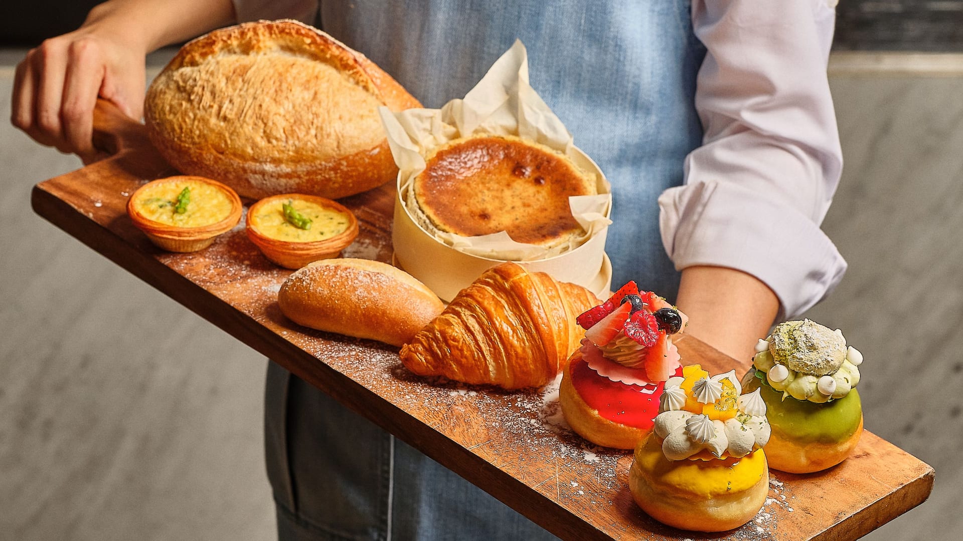 Grand Hyatt Erawan Bangkok Erawan Bakery Desserts Close Up Display