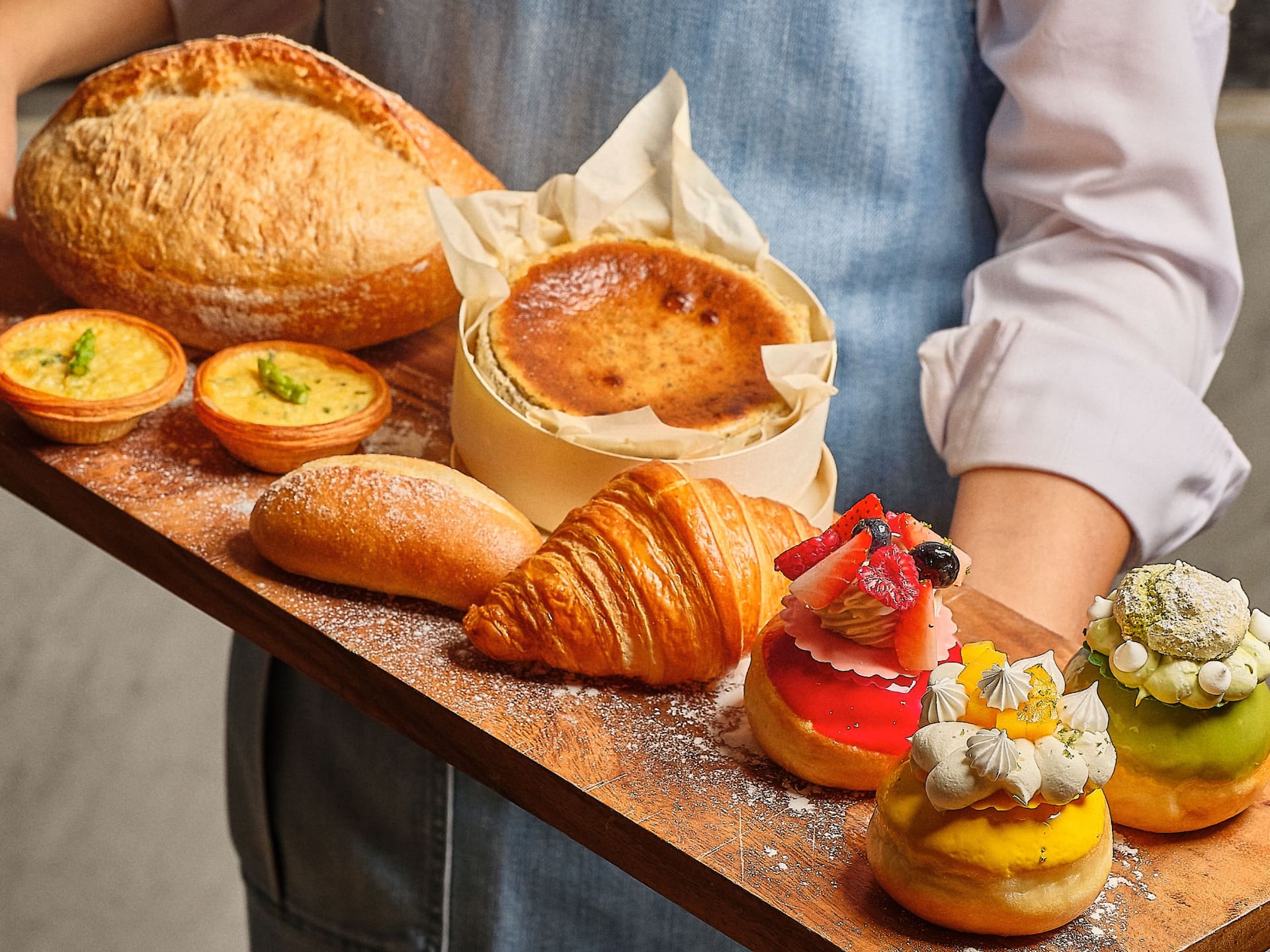Grand Hyatt Erawan Bangkok Erawan Bakery Desserts Close Up Display