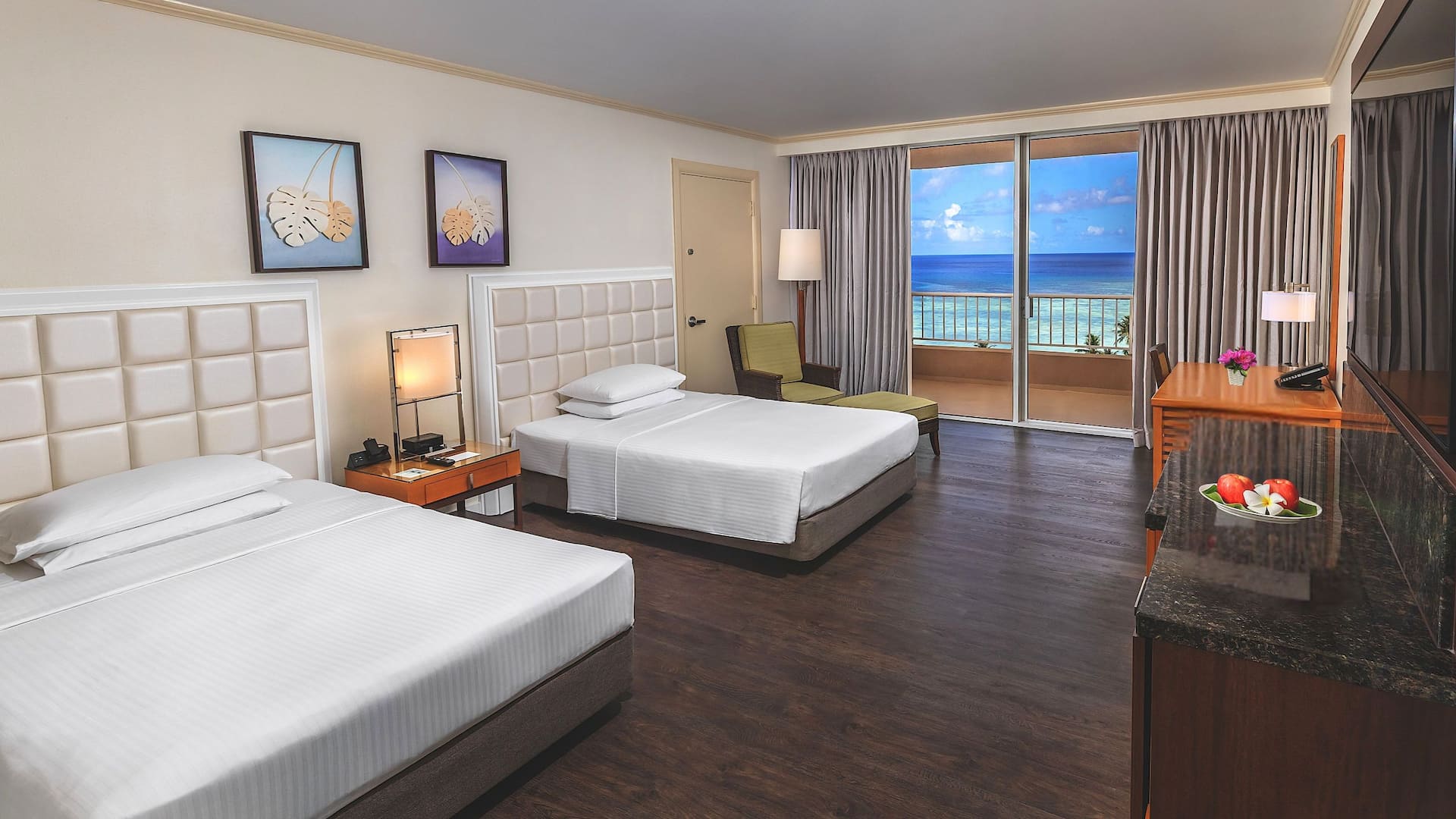 Hyatt Regency Guam Two Double Beds Ocean Front Renovated