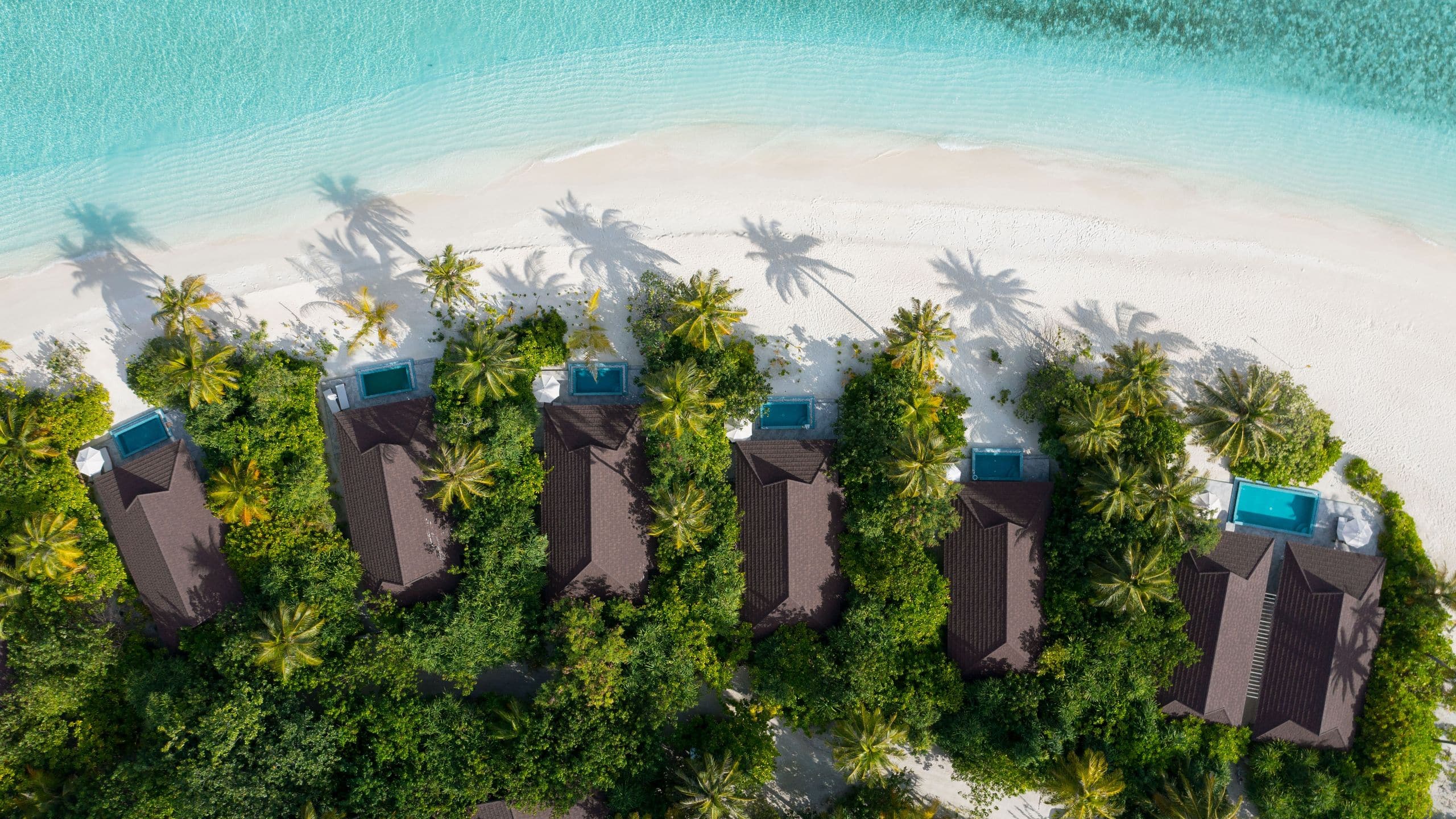 The Standard, Maldives One Bedroom Beach Villa Aerial View