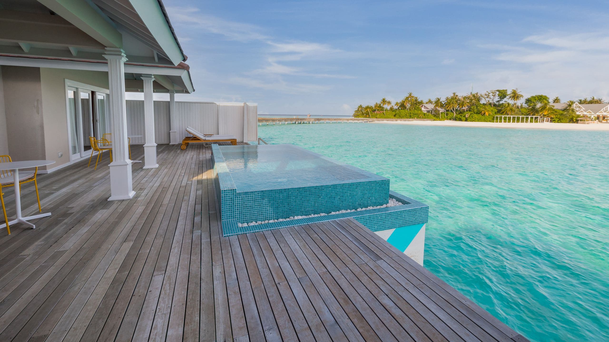 The Standard, Maldives Two Bedroom Lagoon Overwater Villa Deck