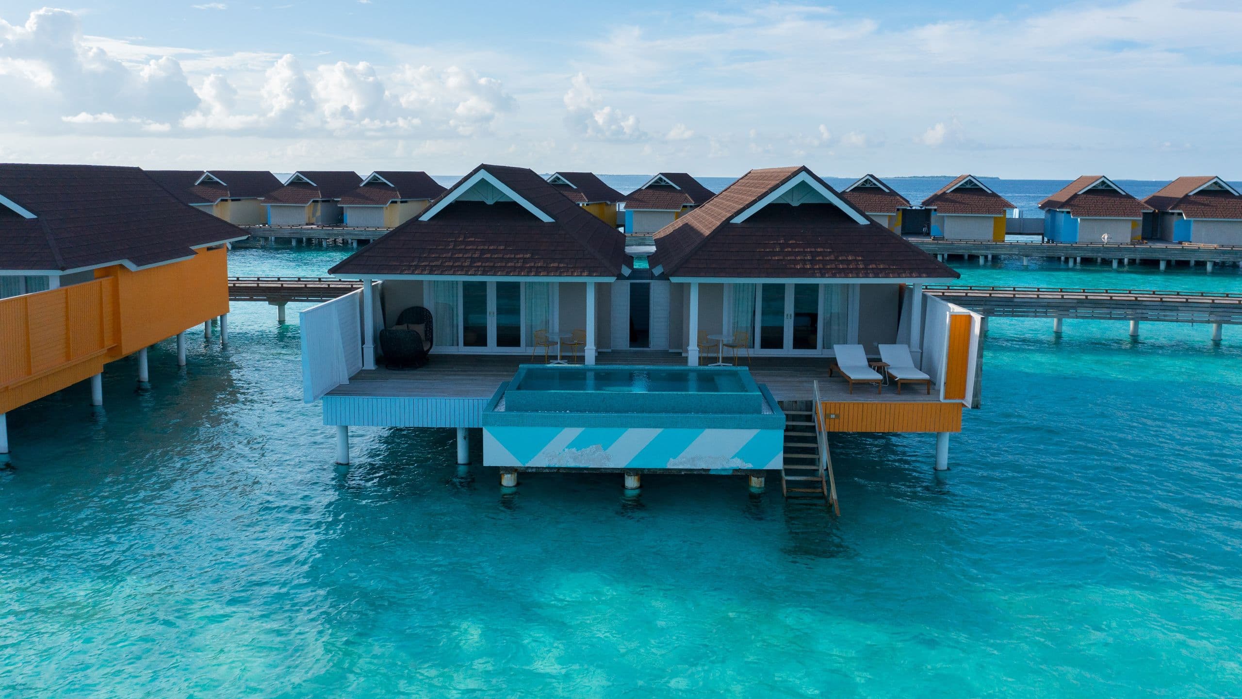 The Standard, Maldives Two Bedroom Lagoon Overwater Villa Daytime