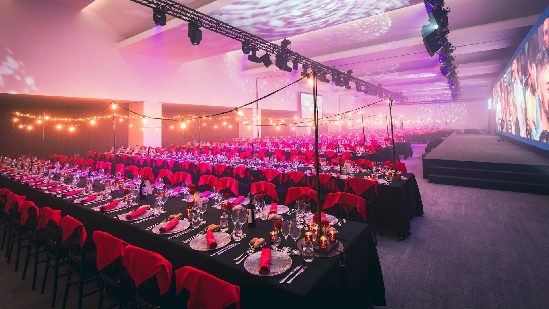 6 of 8 Grand Hyatt Barcelona Living Abc Dinner Set Up