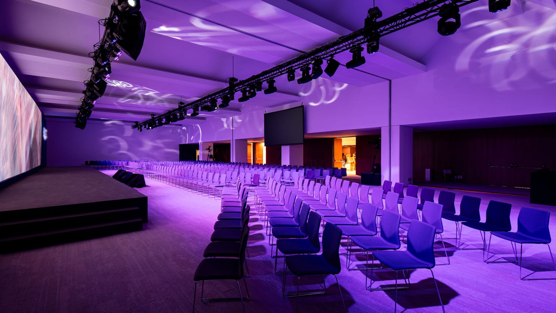 Grand Hyatt Barcelona Living Abc Theater Set Up Right View