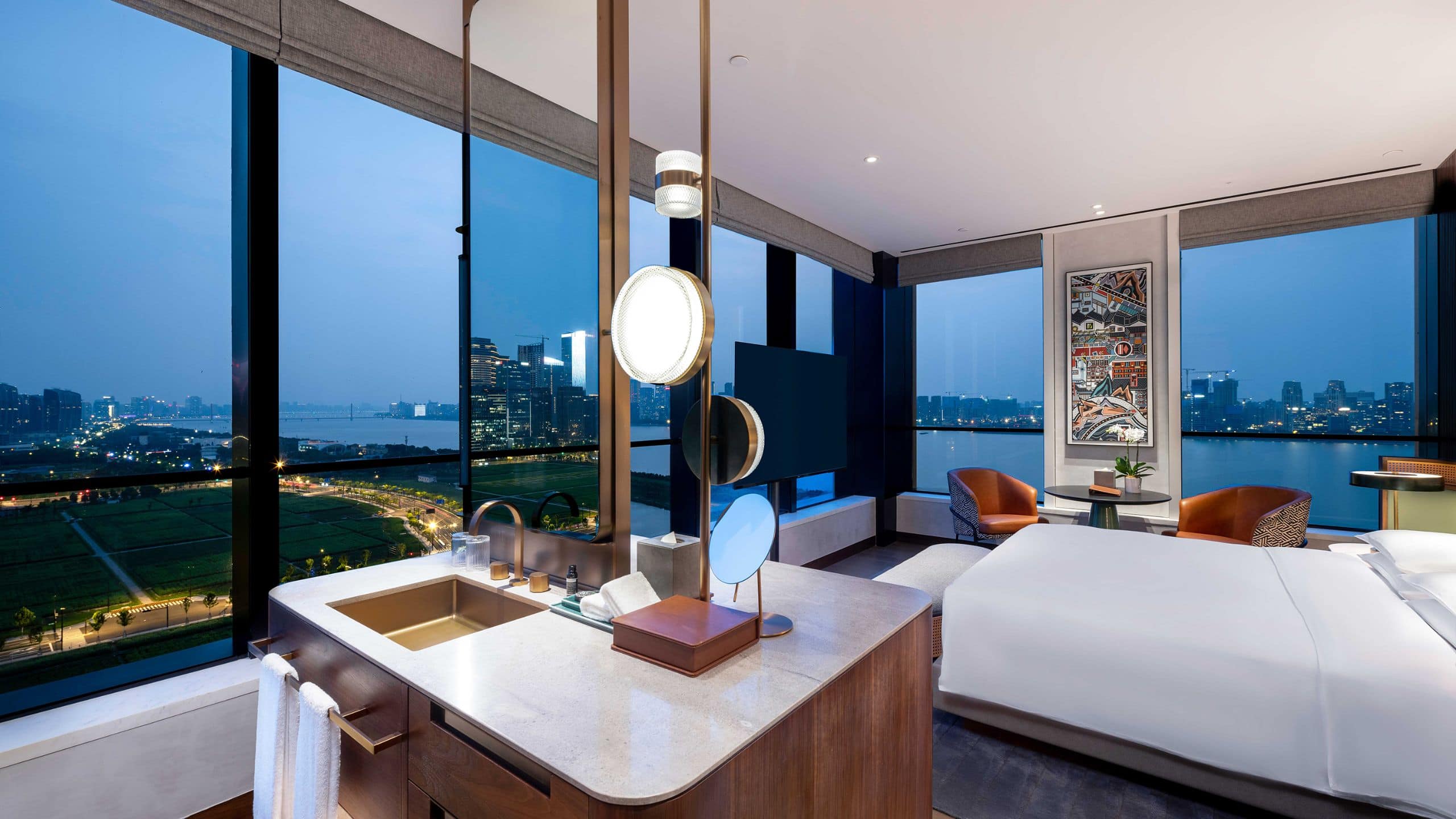 1 de 1 Mumian Hangzhou Guestroom Premier King River View