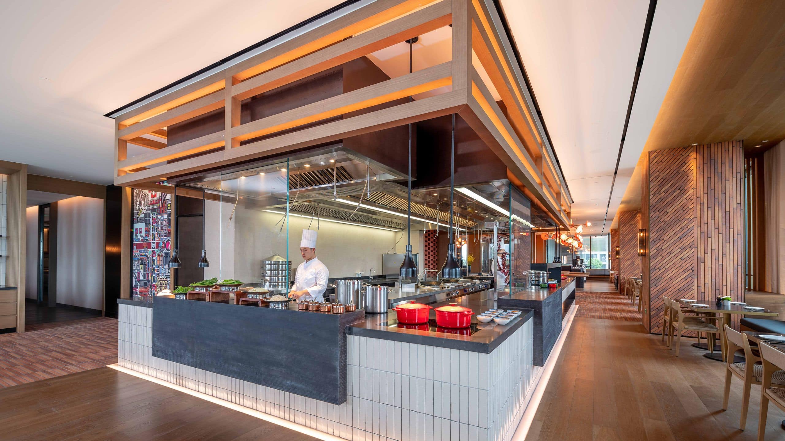 Mumian Hangzhou Restaurant Open Kitchen