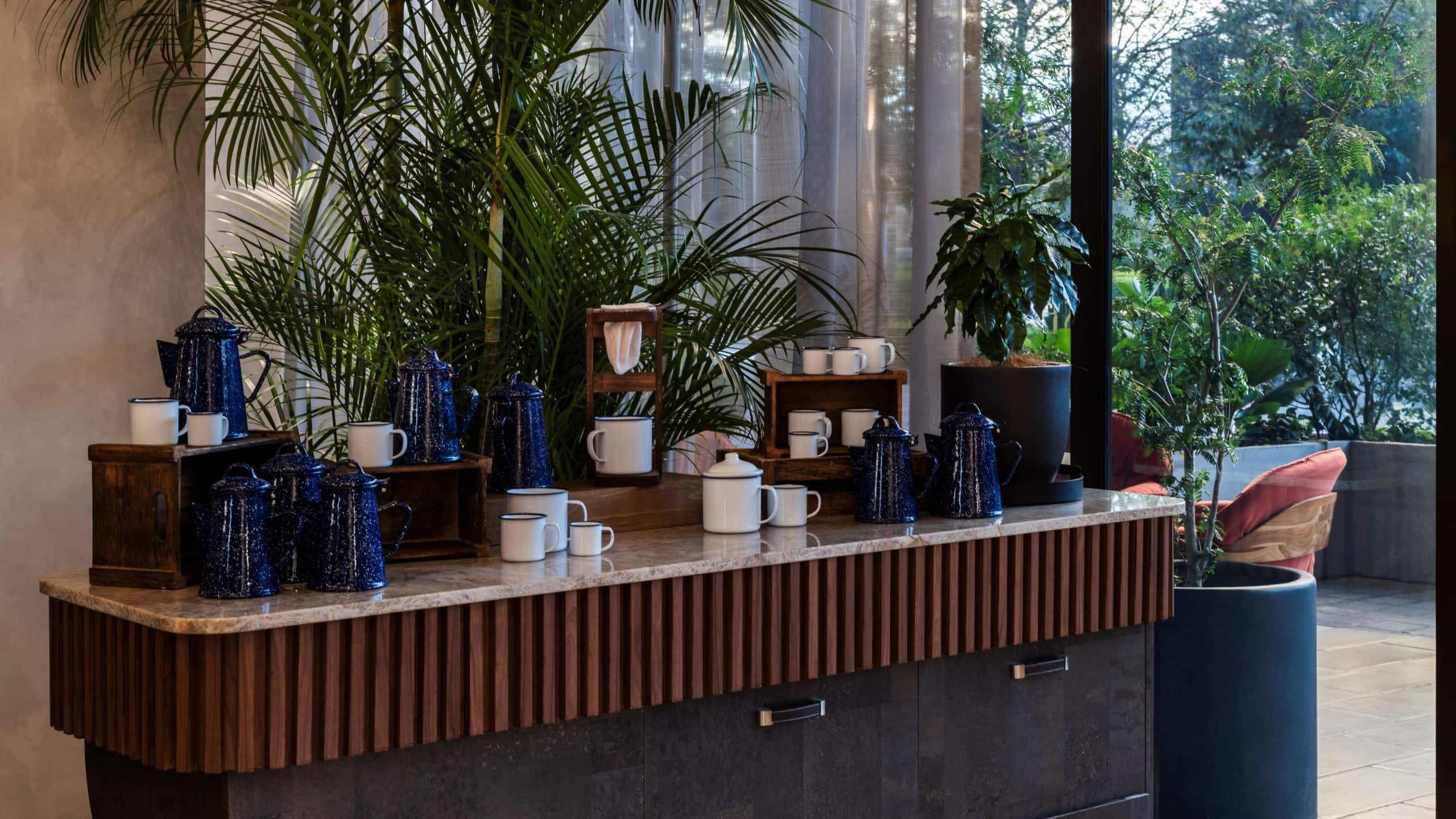 Hyatt Centric San José Escazú Cense Restaurant Table With Coffee