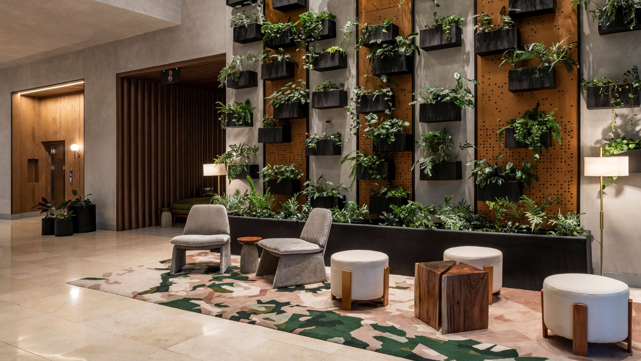 Hyatt Centric San José Escazú Lobby Wall With Plants