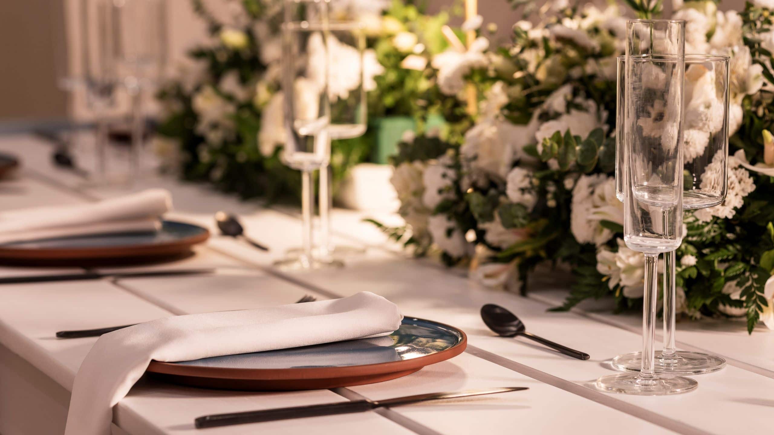 Hyatt Centric San José Escazú Wedding Set Up Flowers