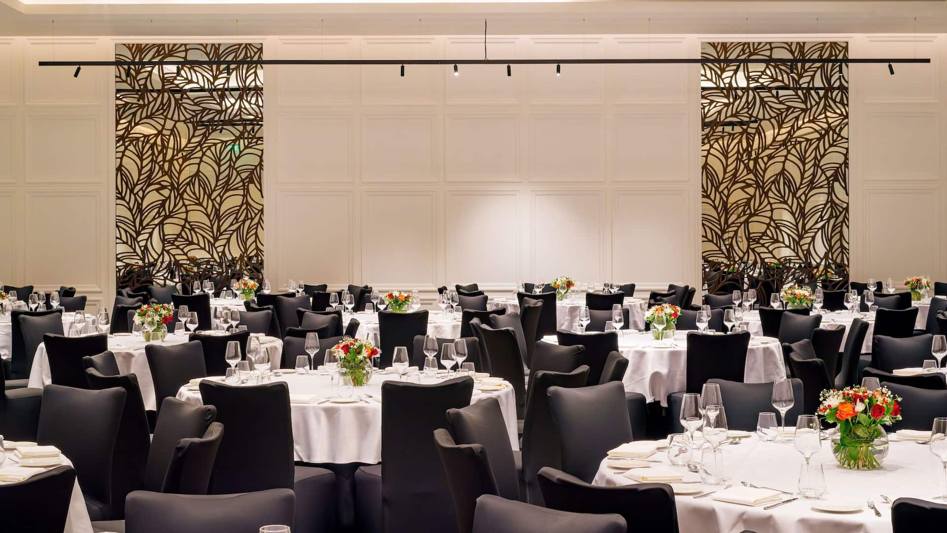 3 of 4 Hyatt Regency Harare The Meikles  Stewarts Room Dinner Setup Closeup