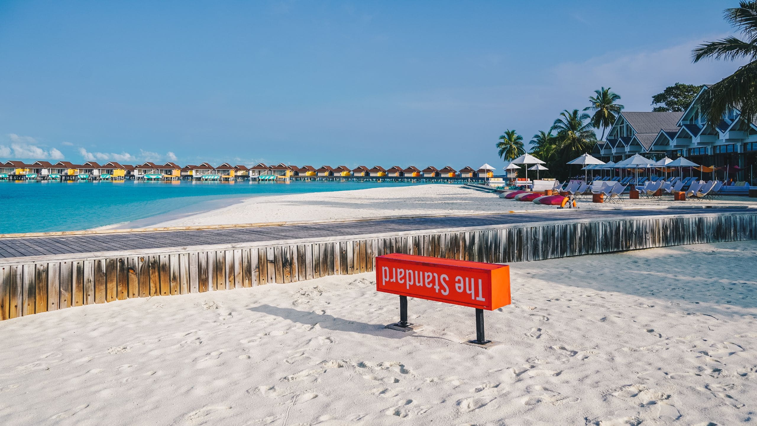 The Standard, Maldives Beach Signage
