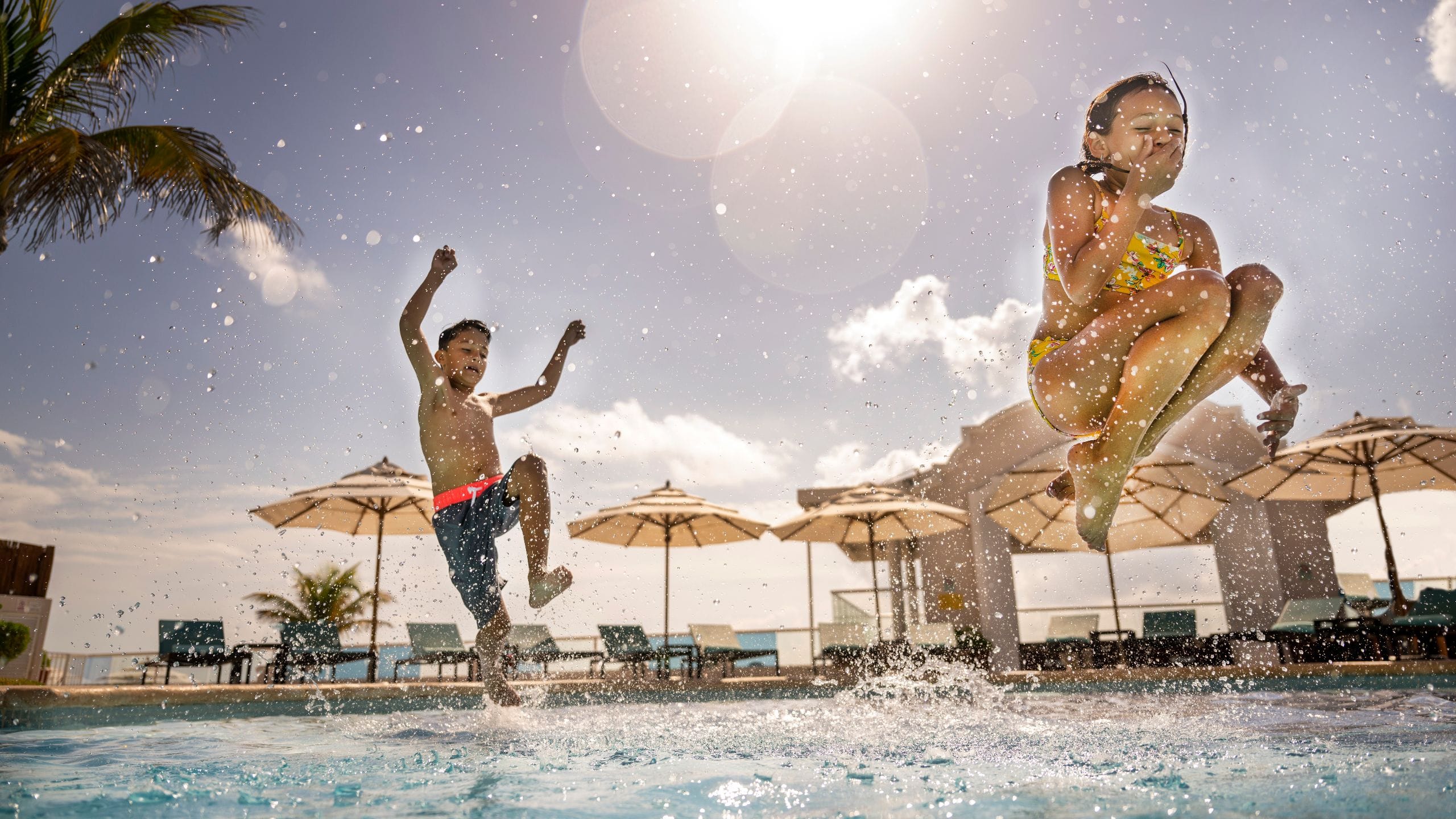 Sunscape Cancun Lifestyle Children Jumping Pool