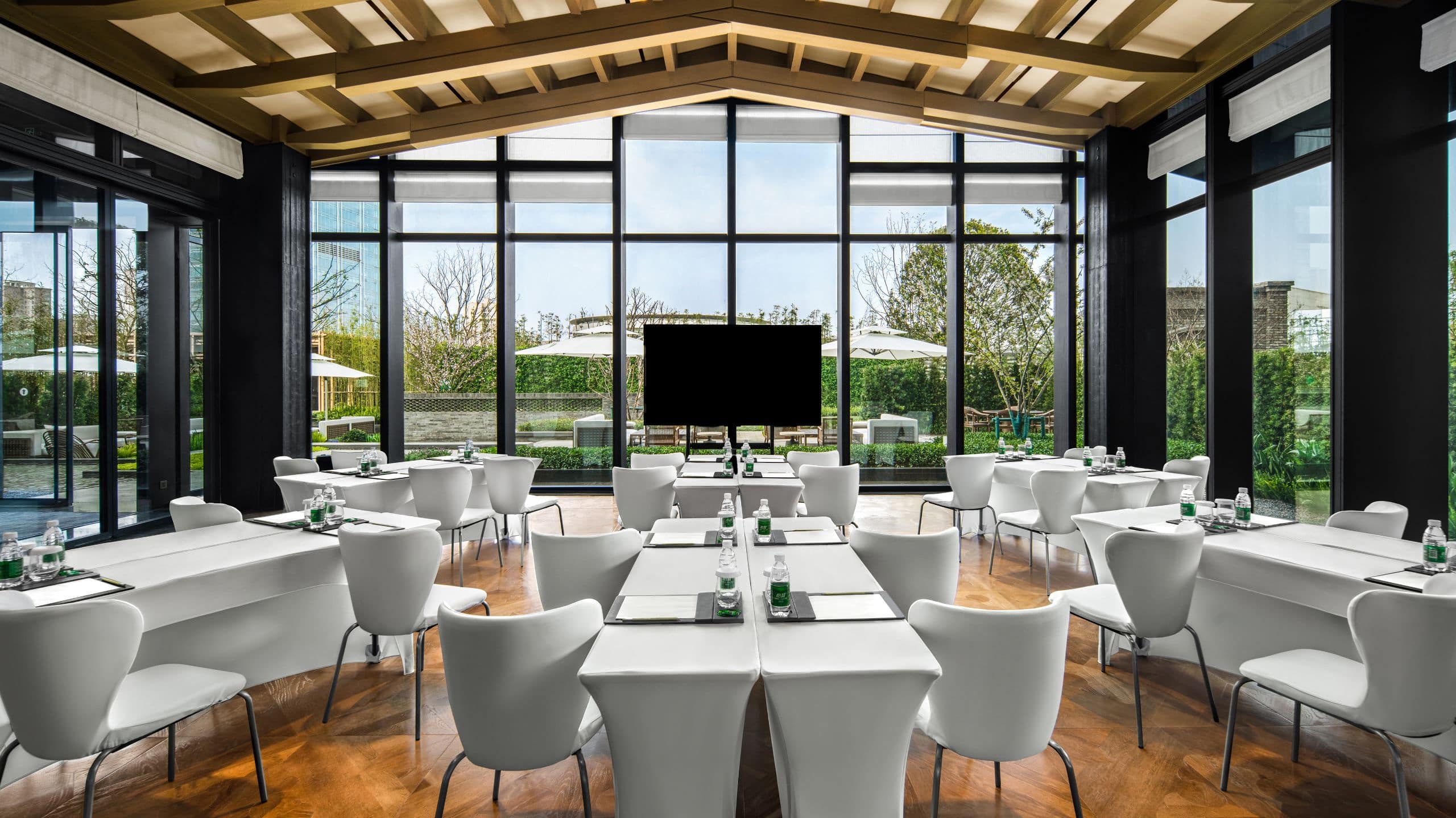 1 of 1 Mumian Chengdu Meeting Room Fish Bone Table