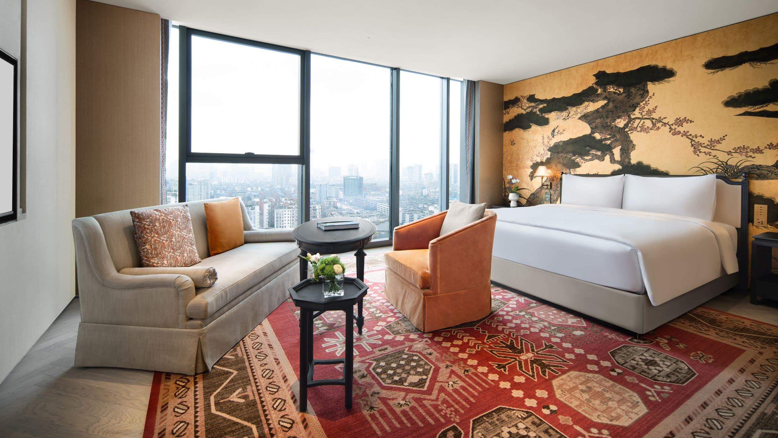 Mumian Chengdu One King Bed Garden View Premium