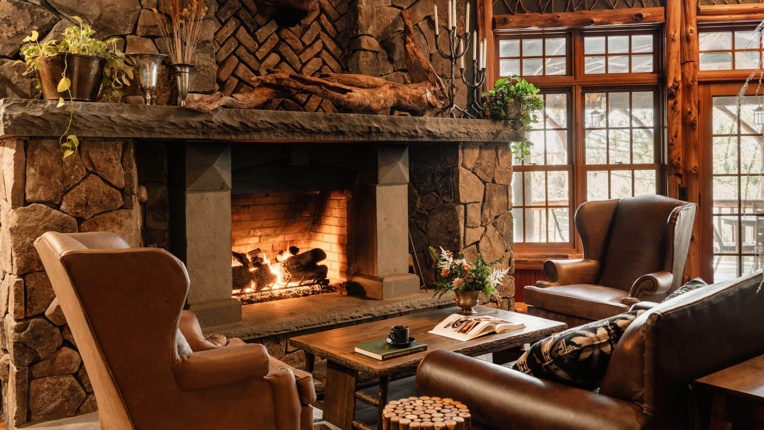 3 of 3 The Chatwal Lodge Main Lodge Sitting Area