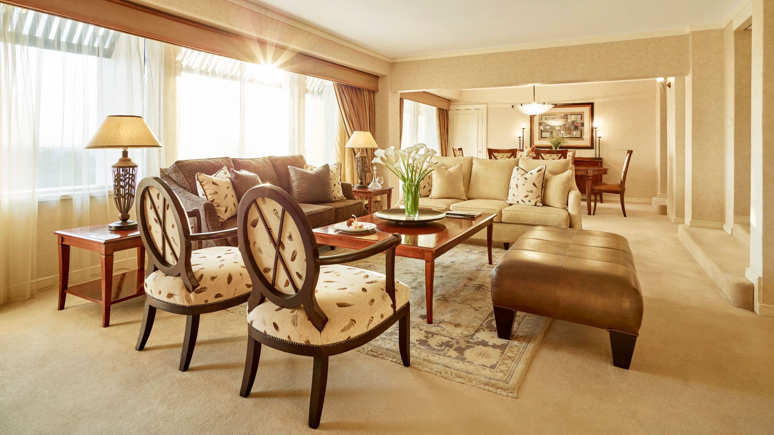 1 of 1 The Pamodzi Hotel Presidential Suite Living Room