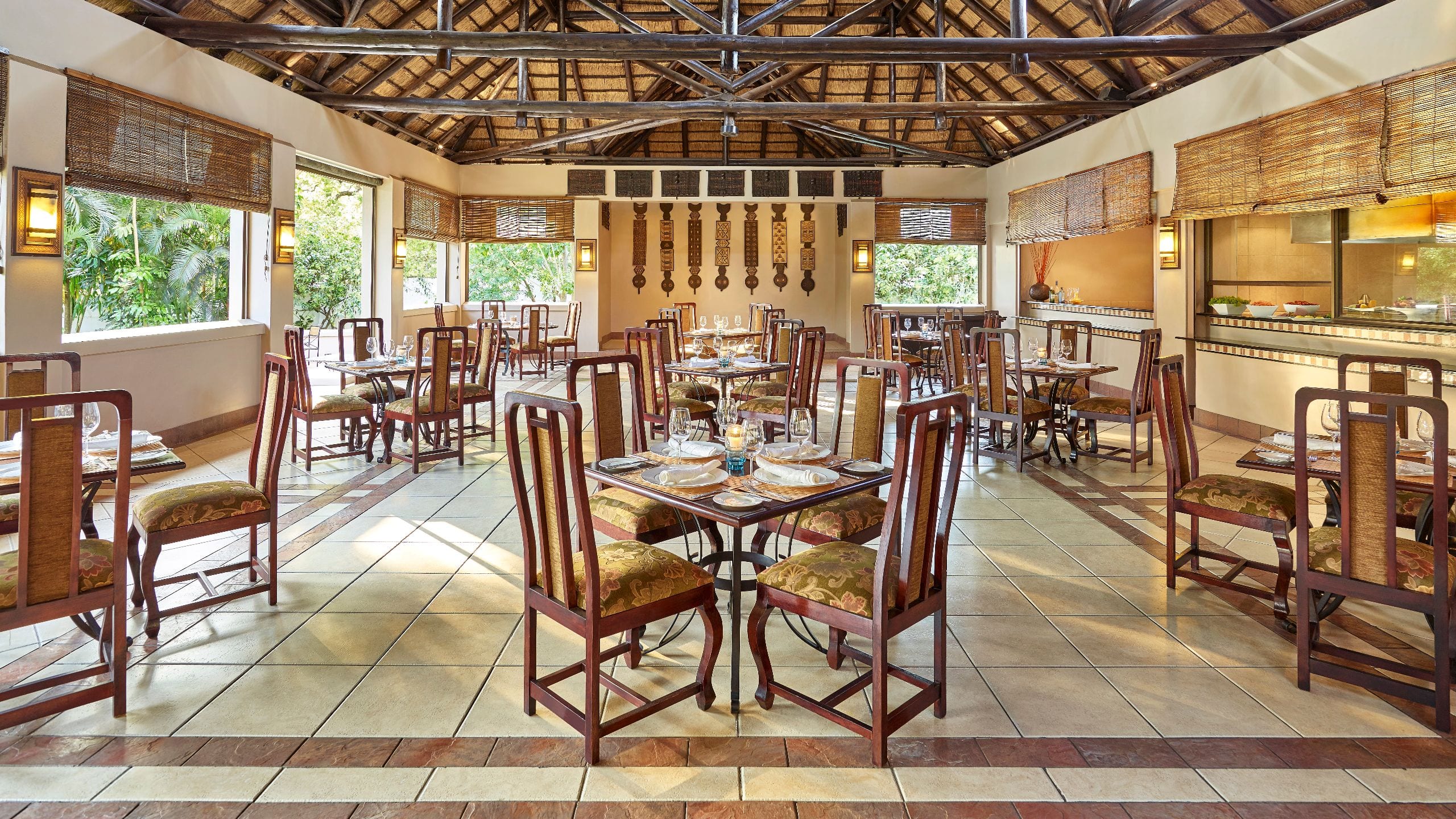 The Pamodzi Hotel Steaks And Grill Restaurant Seating