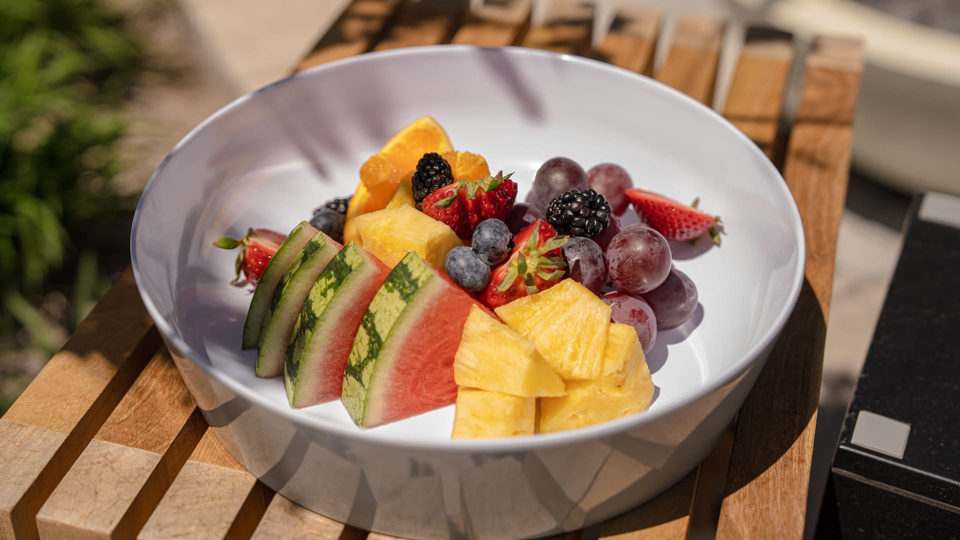 Grand Hyatt Deer Valley Pool Cabana Fruit Plate