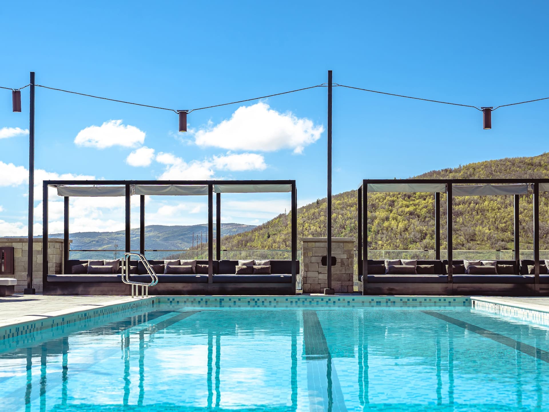 Grand Hyatt Deer Valley Summer Pool Cabanas