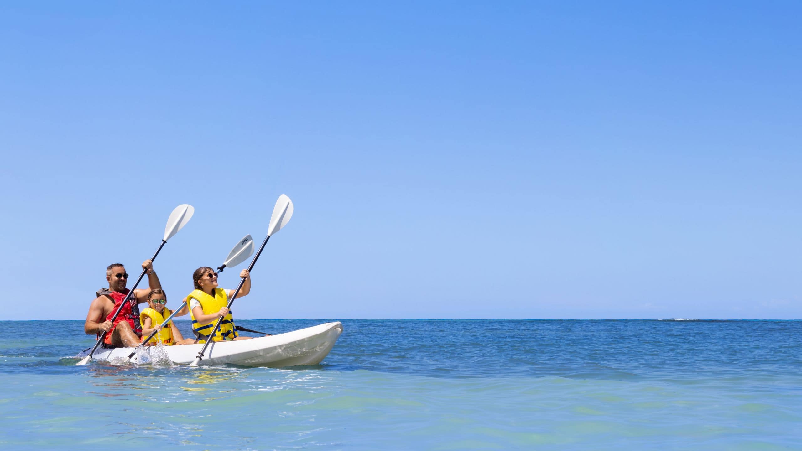 Dreams Rose Hall Kayak Dad And Children