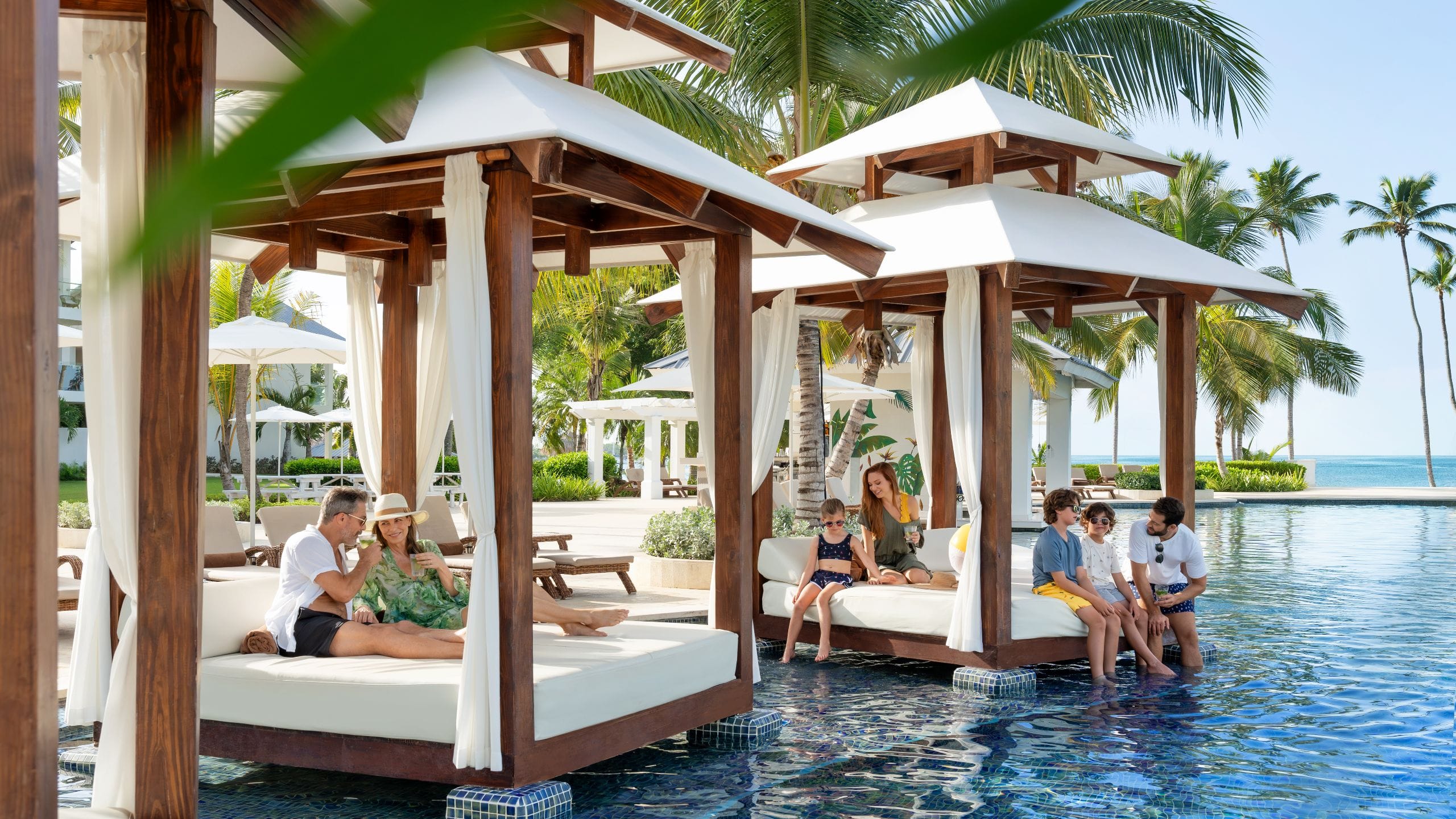 Dreams Bayahibe La Romana Family Main Pool Cabanas
