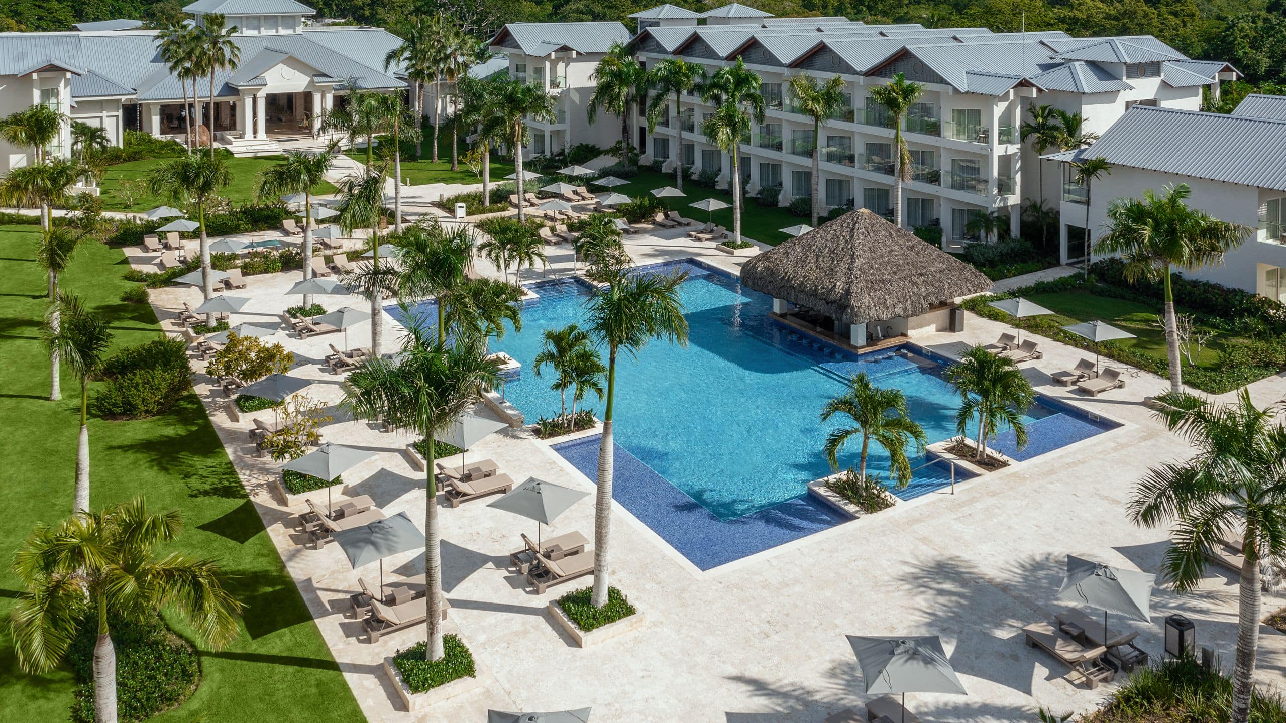 Secrets Bayahibe La Romana Aerial Pool Swim Up Bar