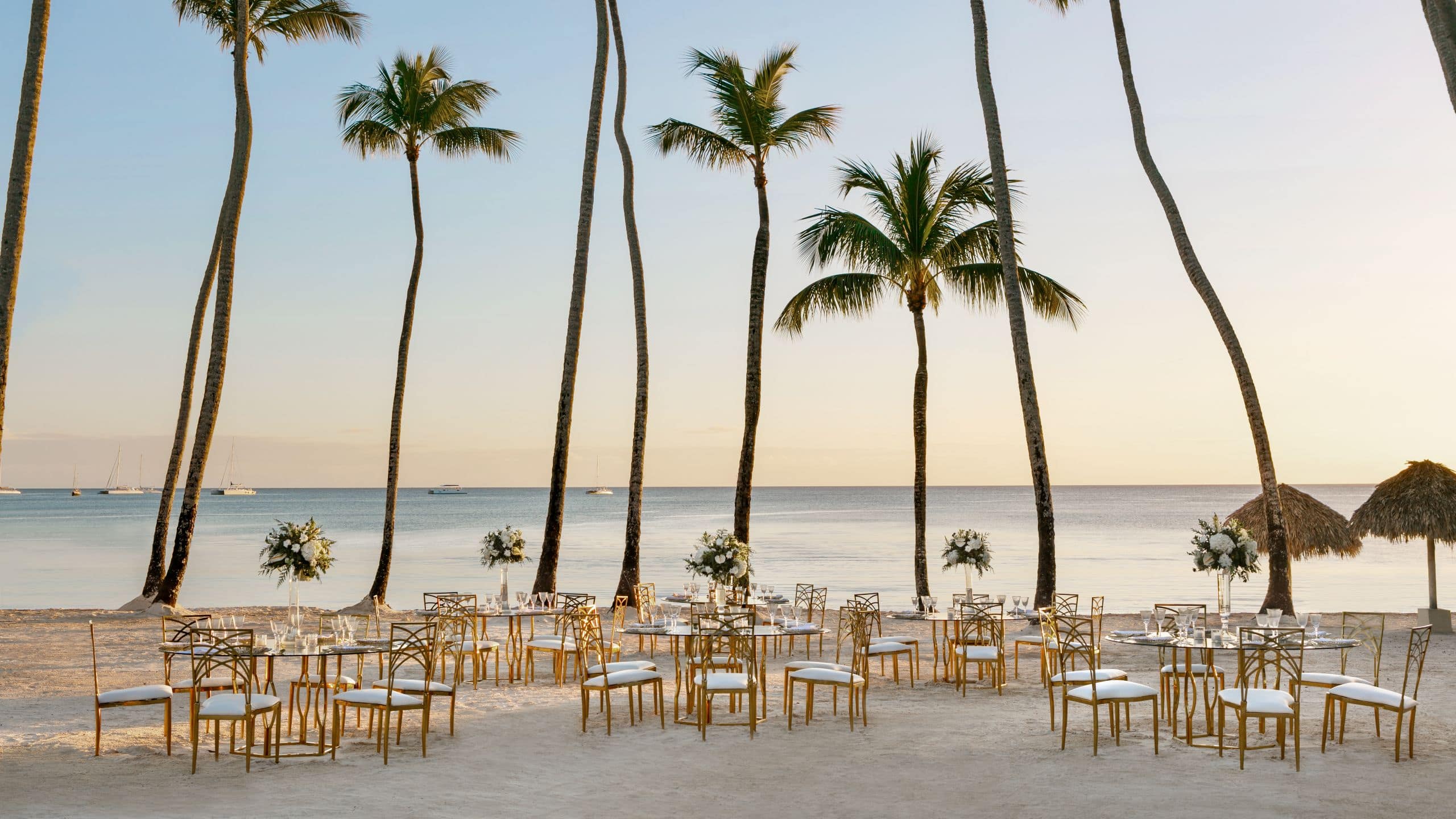 Secrets Bayahibe La Romana Beach Wedding Set Up