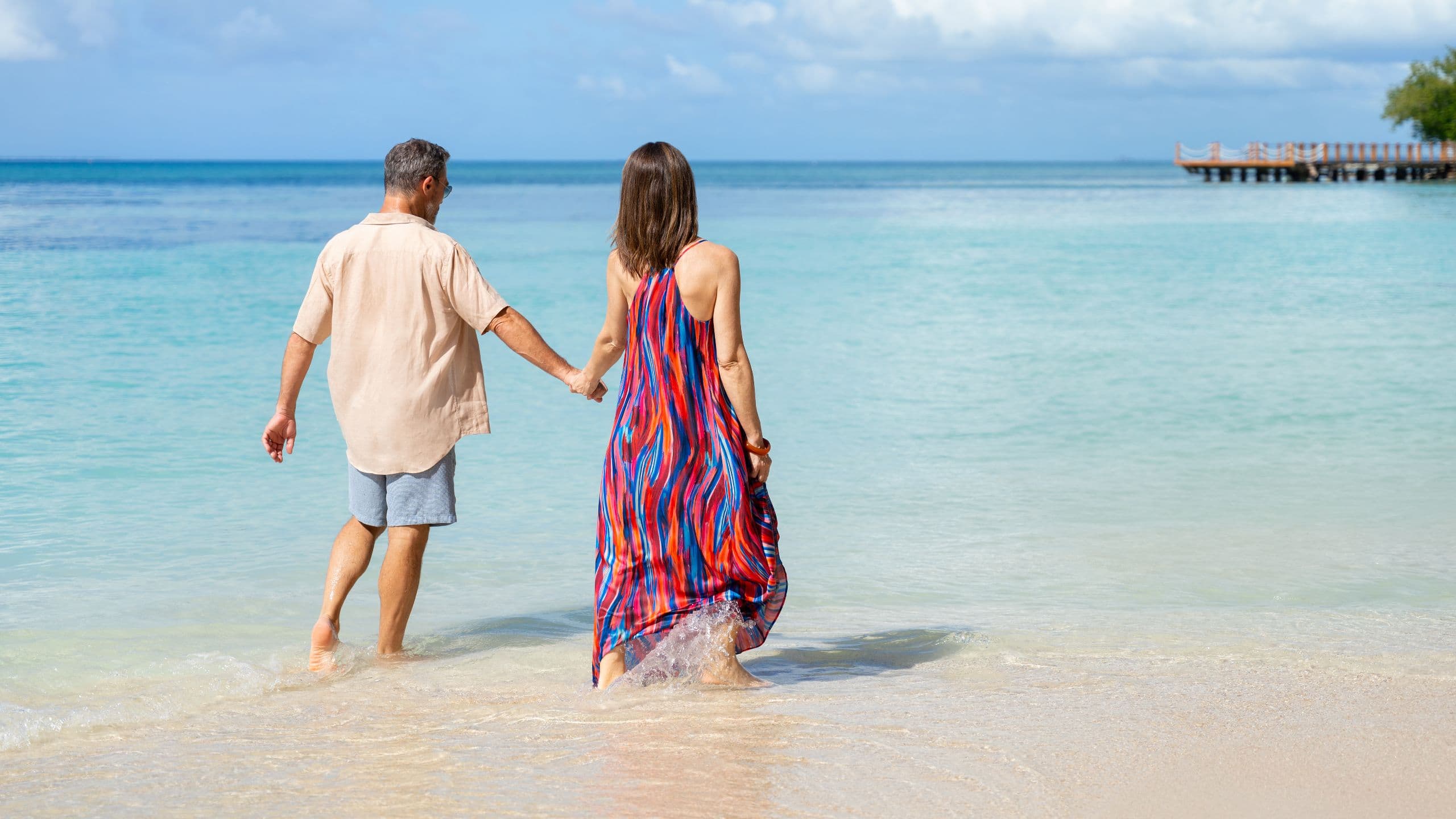 Secrets Bayahibe La Romana Couple Walking Beach Casual