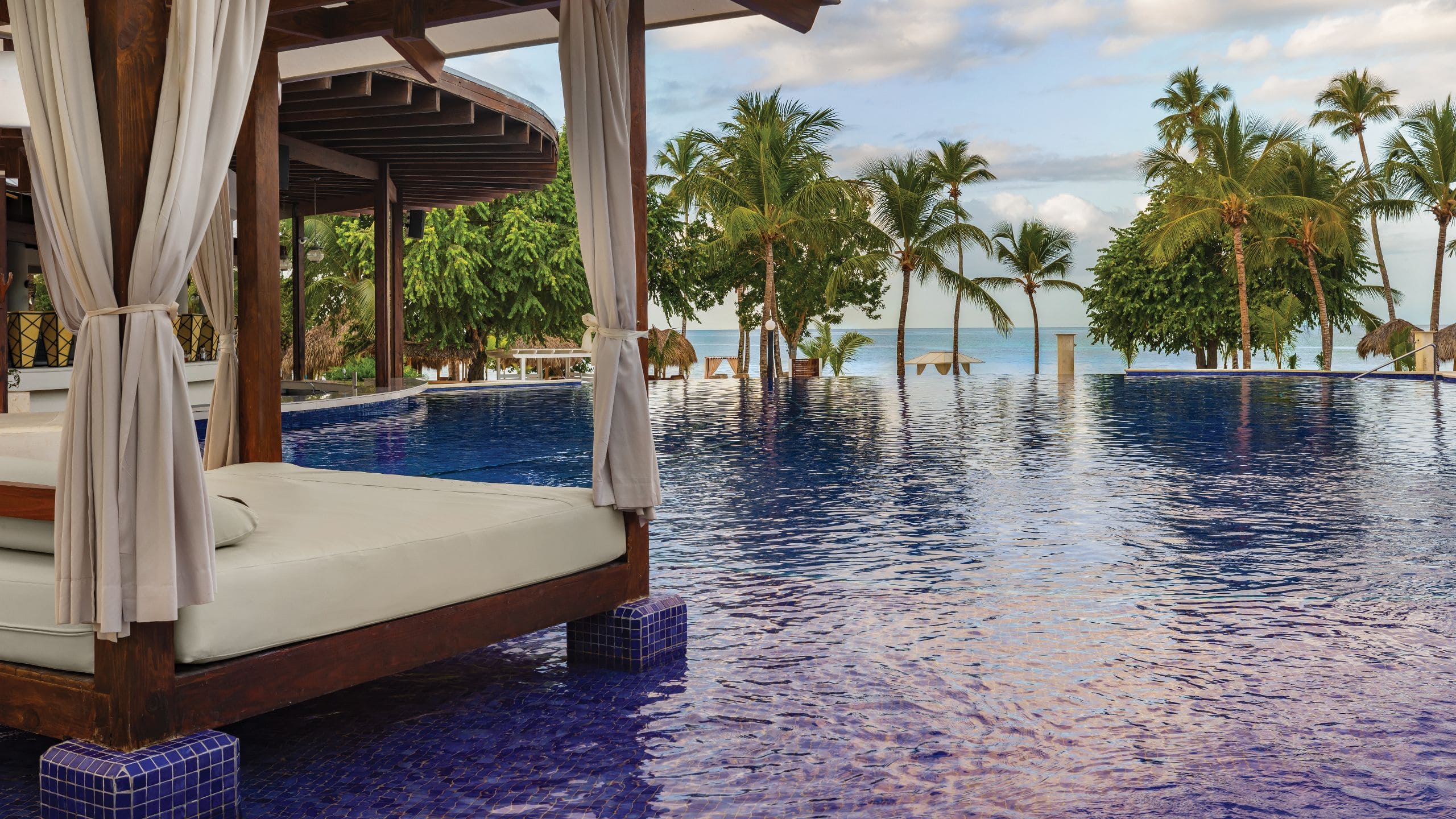 Secrets Bayahibe La Romana Infinity Pool Shades Pergolas Sunbeds