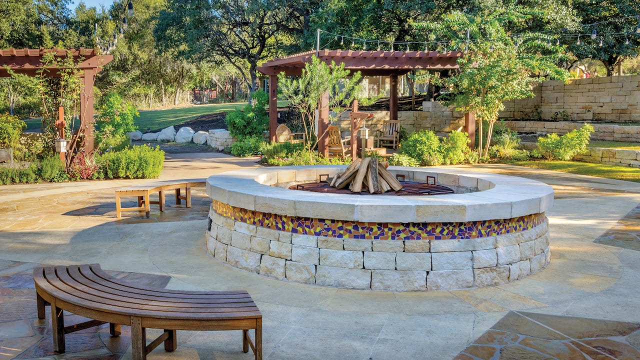 Firepit Daytime Closeup