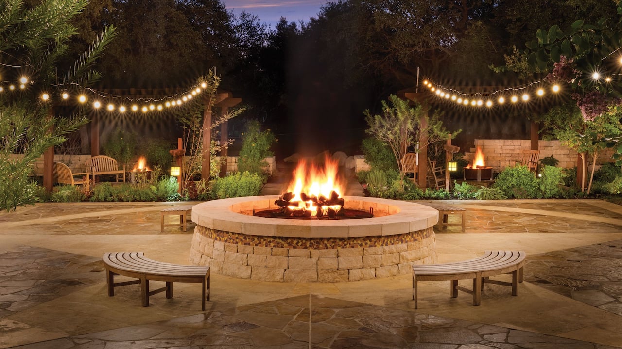 Firepit Night Time