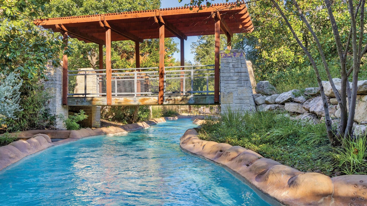 Lazy River Bridge View