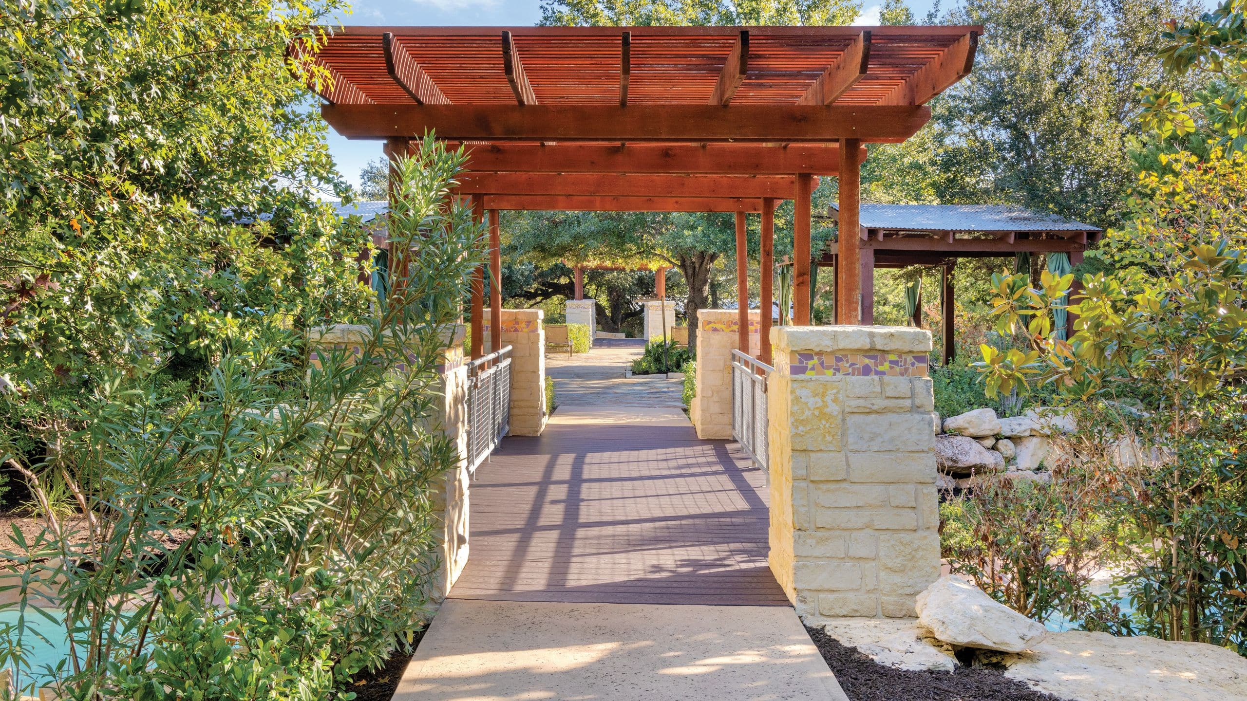 Hyatt Vacation Club at Wild Oak Ranch Lazy River Bridge