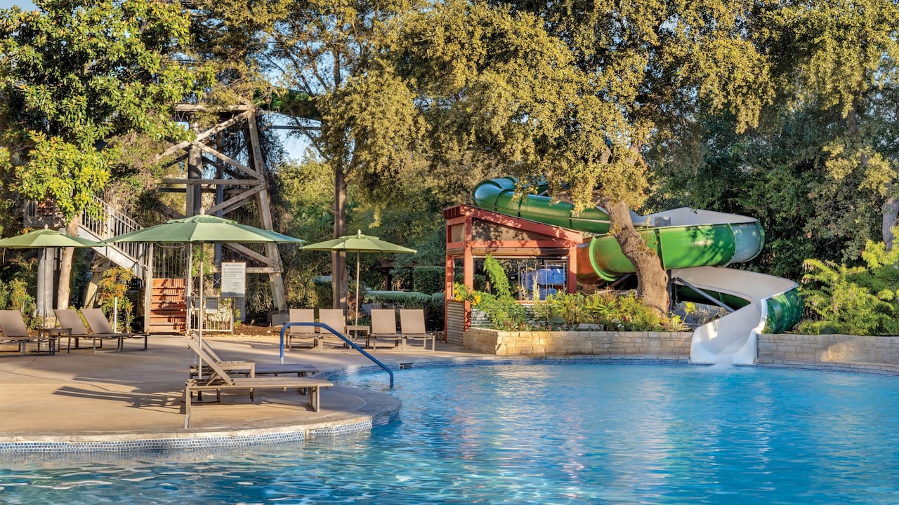 Pool Waterslide