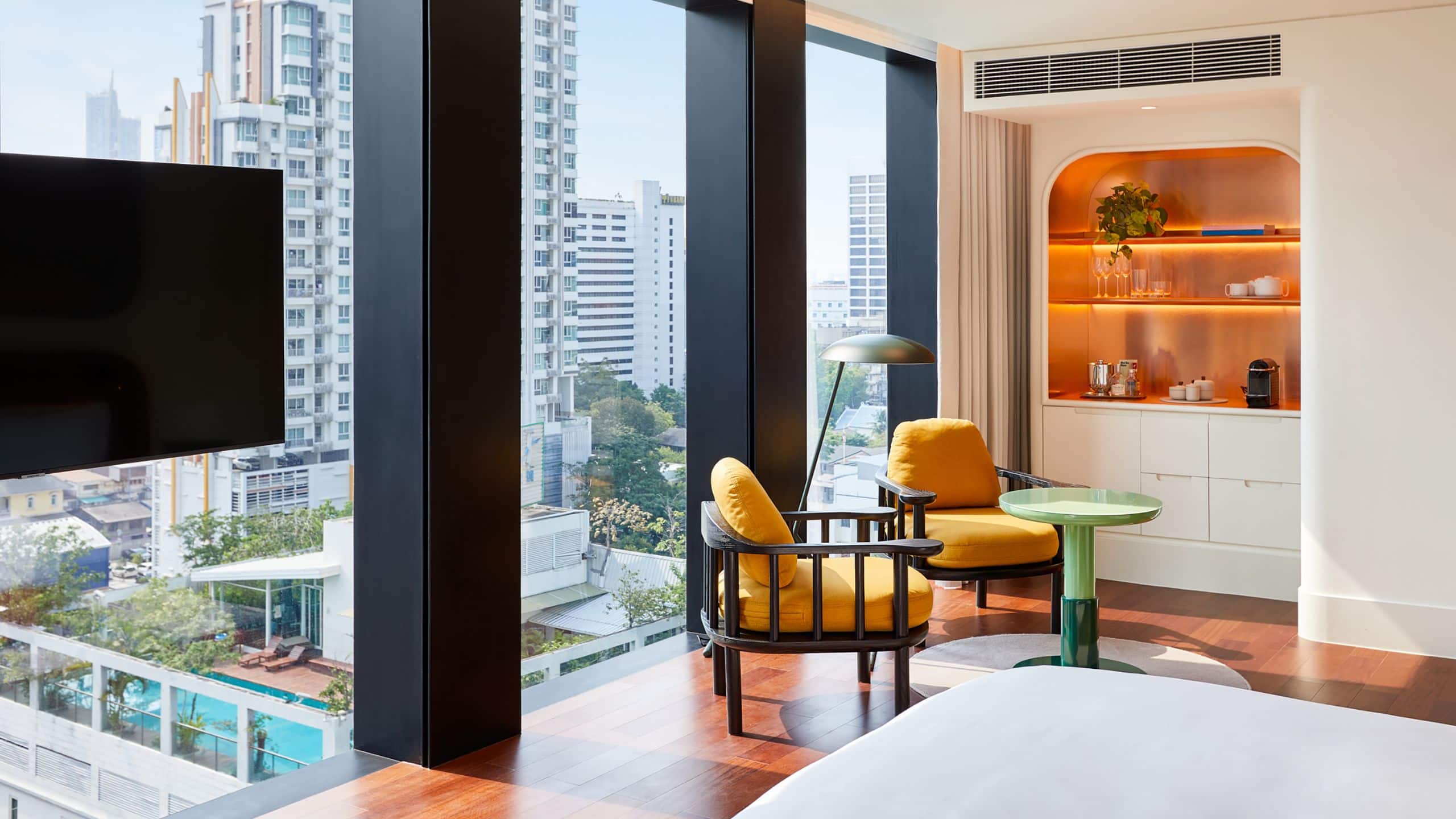 2 of 2 The Standard, Bangkok Corner Double Seating