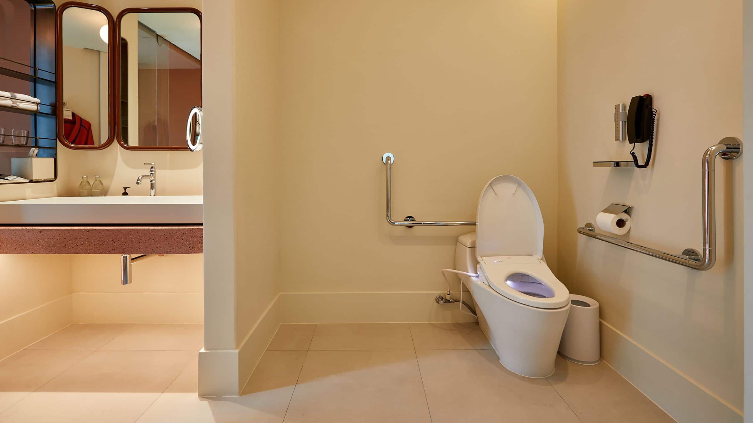 2 of 3 The Standard, Bangkok Deluxe King Accessible Bathroom