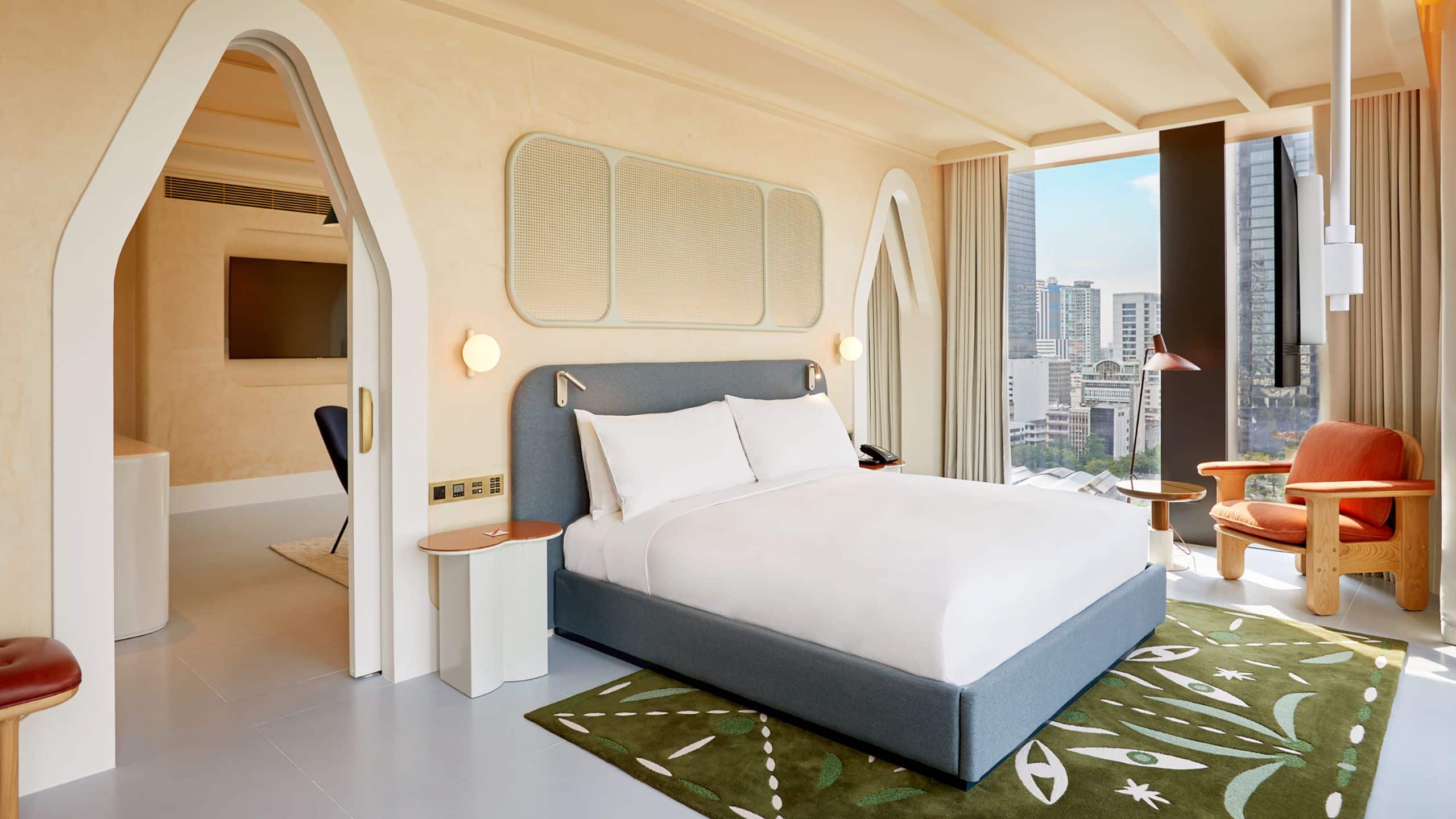 2 of 3 The Standard, Bangkok Suite Spot Bedroom
