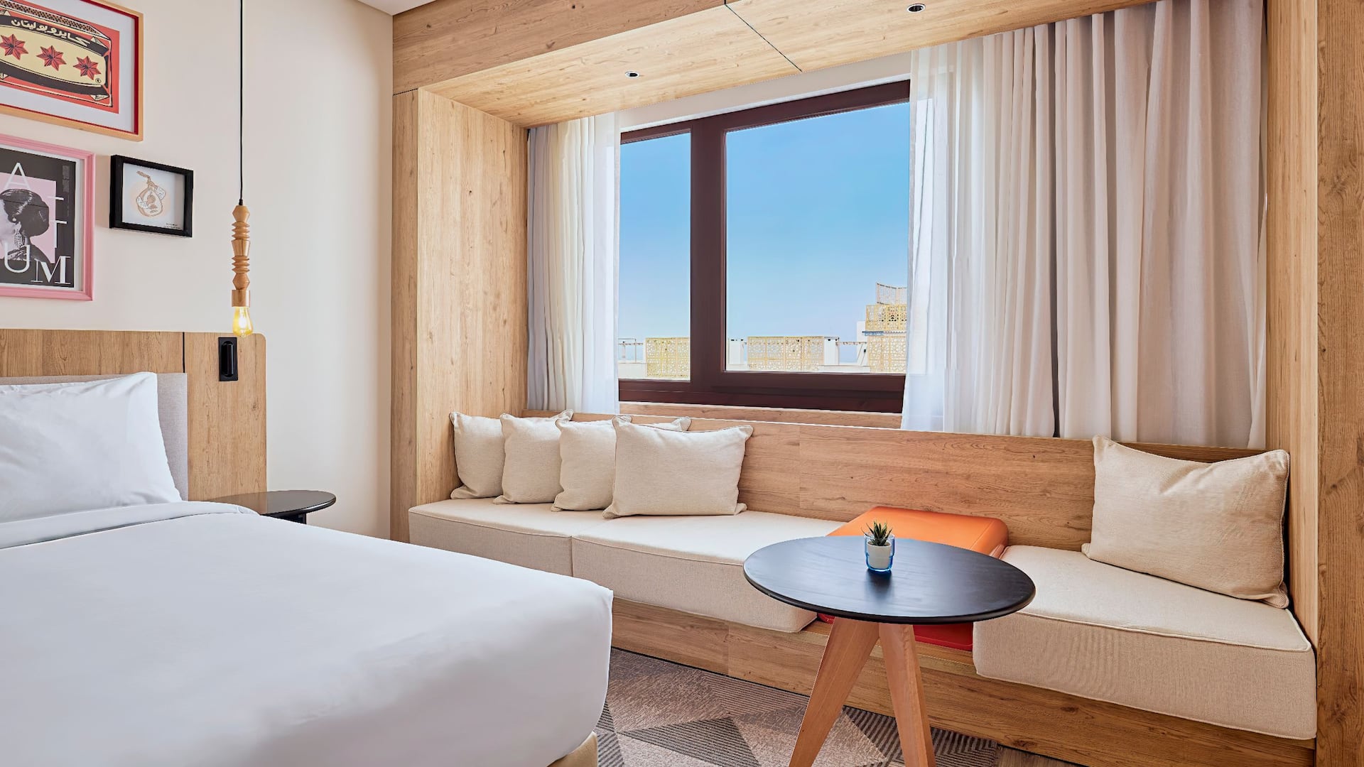 5 of 5 Hyatt Centric Cairo West Kind Bed With City View