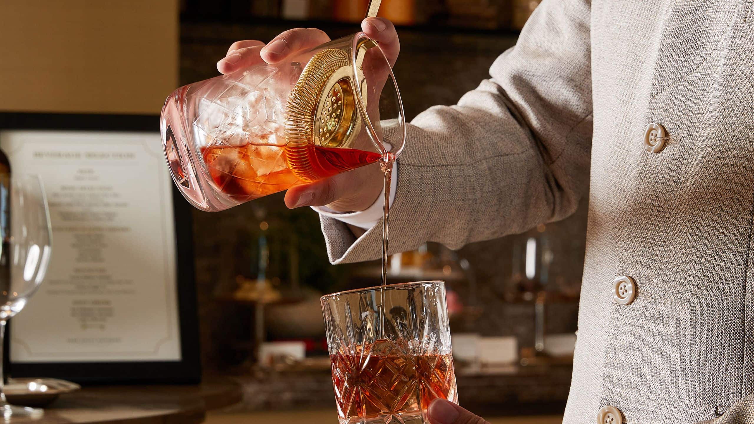 Park Hyatt Bangkok Executive Retreat Pouring Drink