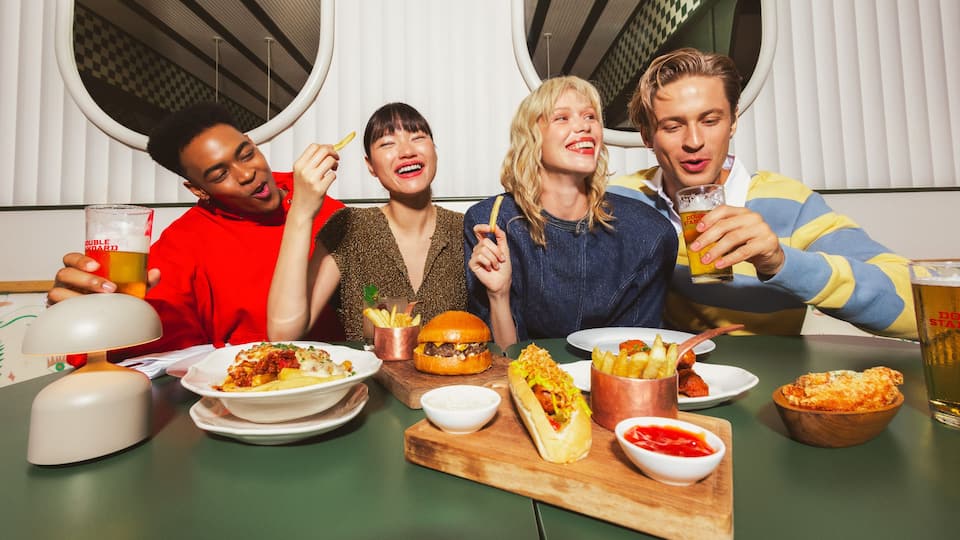 Friends Dining Together