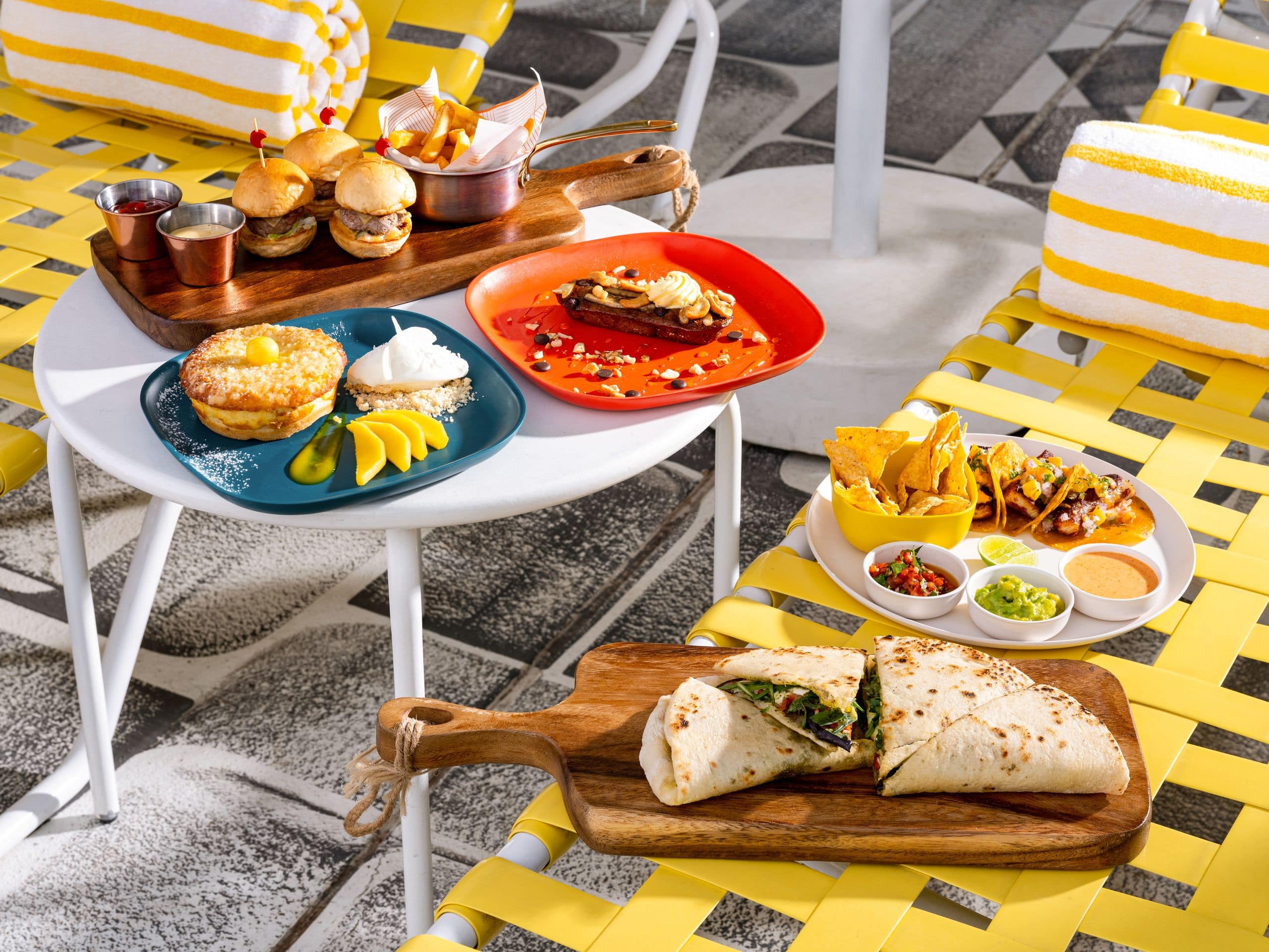 The Standard, Hua Hin Lido Pool Bar Dishes