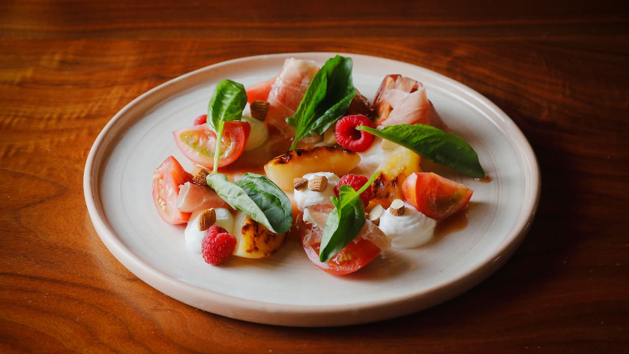 Kyoto Bistro Summer Peach Salad