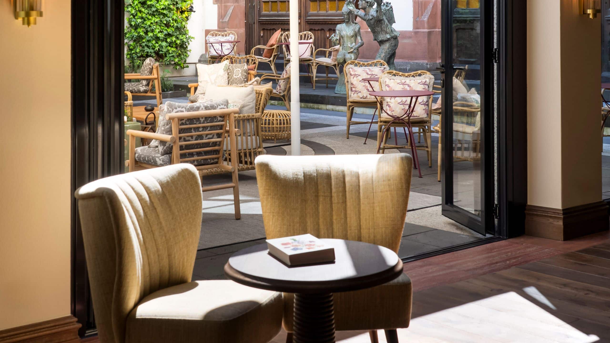 Brunfels Hotel Courtyard View From Inside