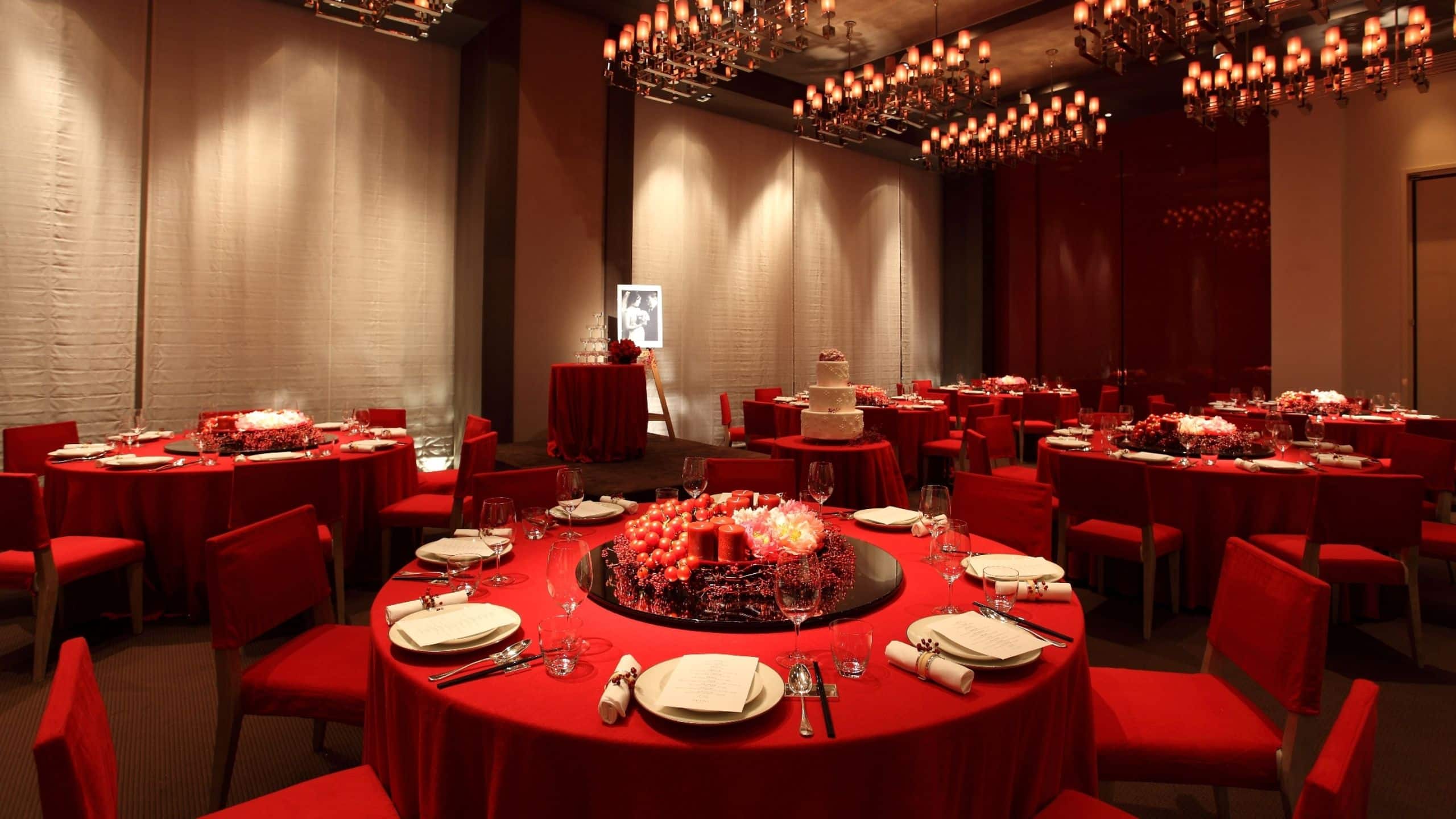 第 1,共 1 Park Hyatt Shanghai Chinese Wedding Set Up