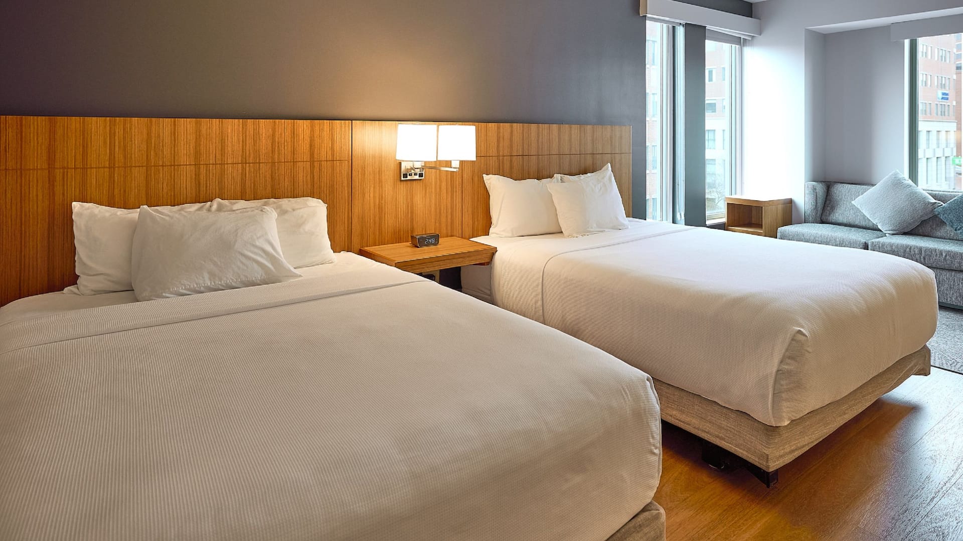 Hyatt Place Portland Downtown-Old Port Square Pwmzp Guestroom Two Queen Beds