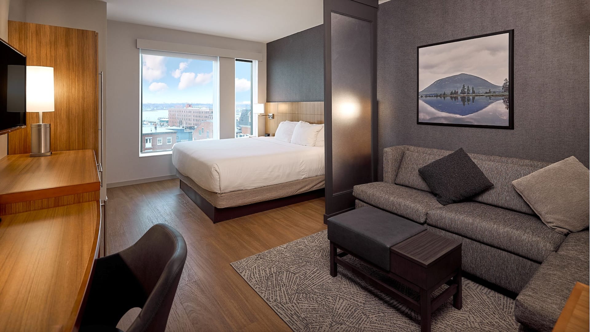 Hyatt Place Portland Downtown-Old Port Square Guestroom King Extended