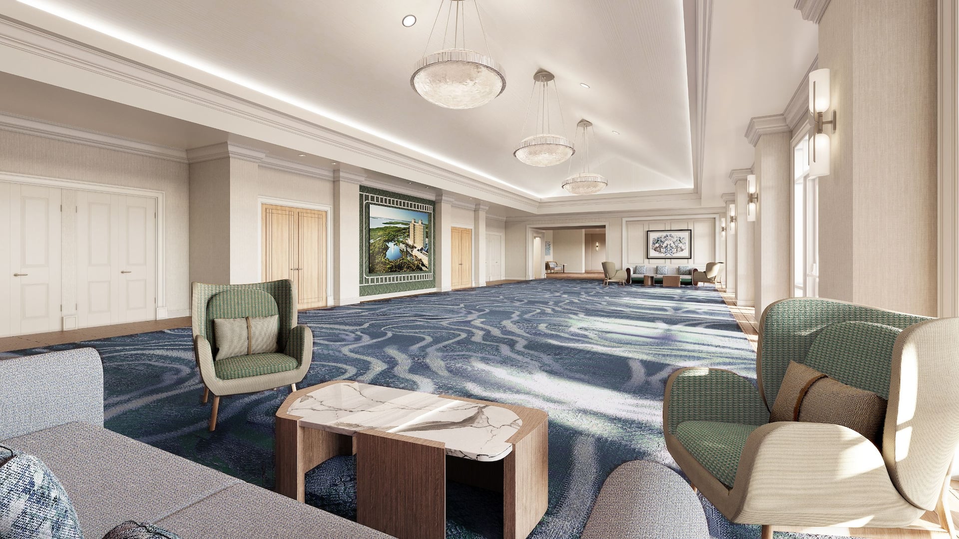 Hyatt Regency Coconut Point Resort and Spa Calusa Prefunction Rendering