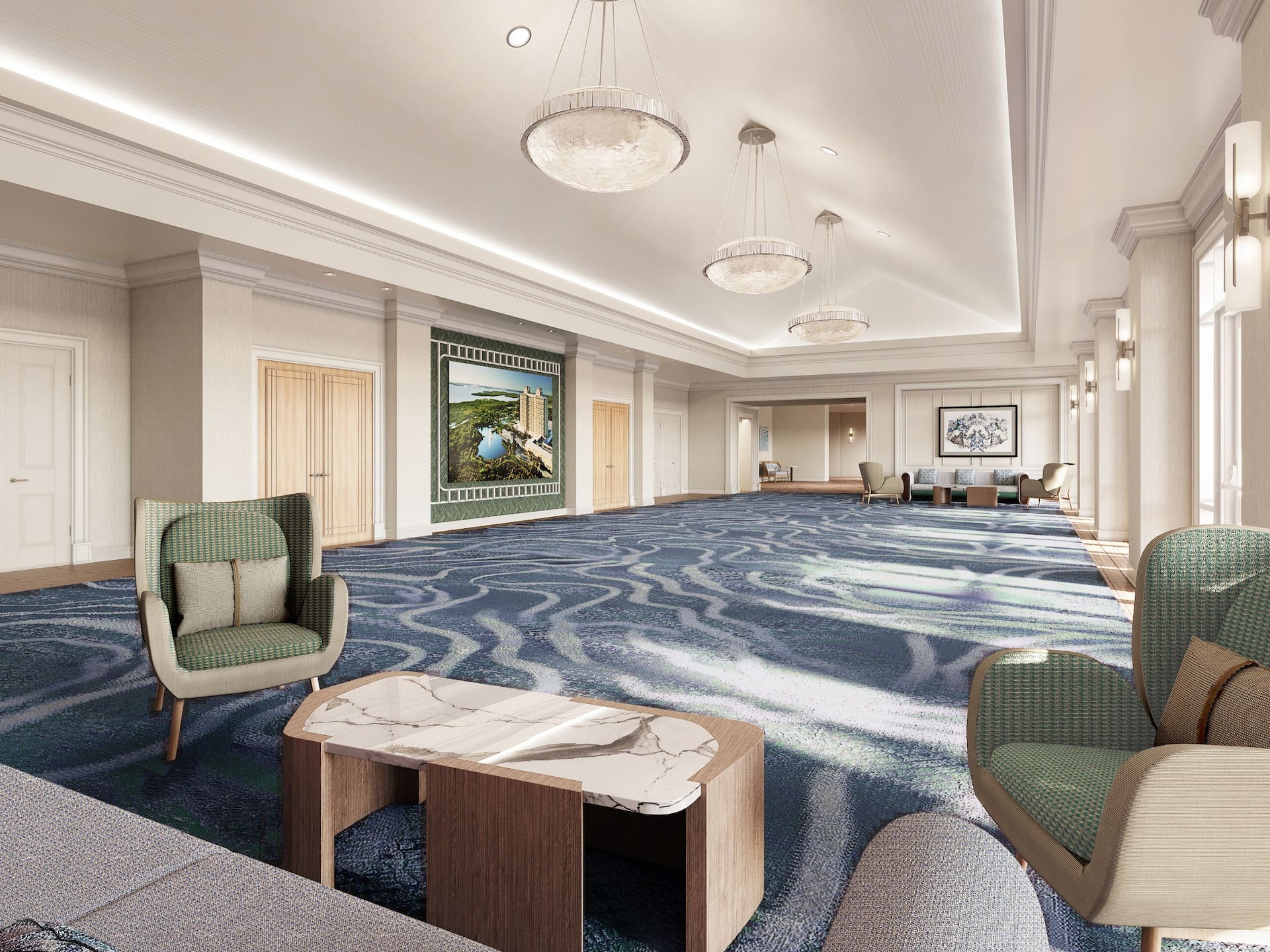 Hyatt Regency Coconut Point Resort and Spa Calusa Prefunction Rendering
